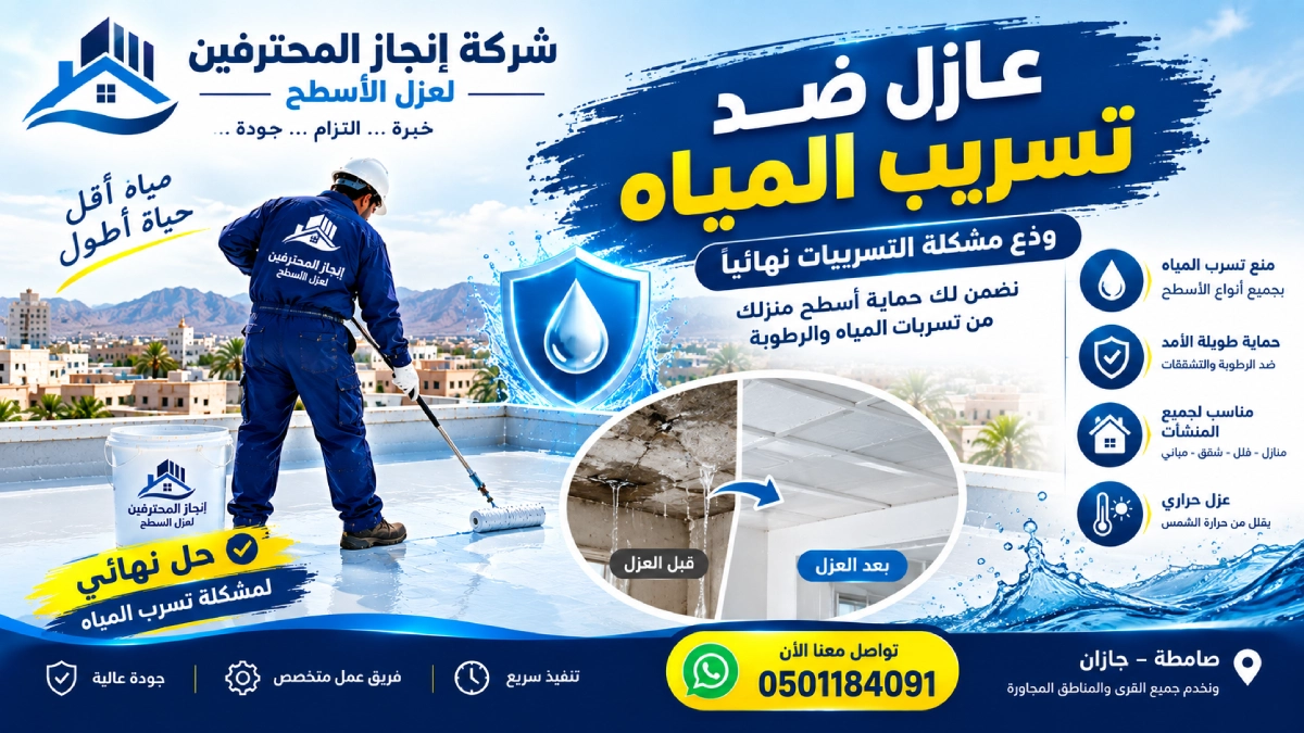 عازل مائي للاسطح بصامطة