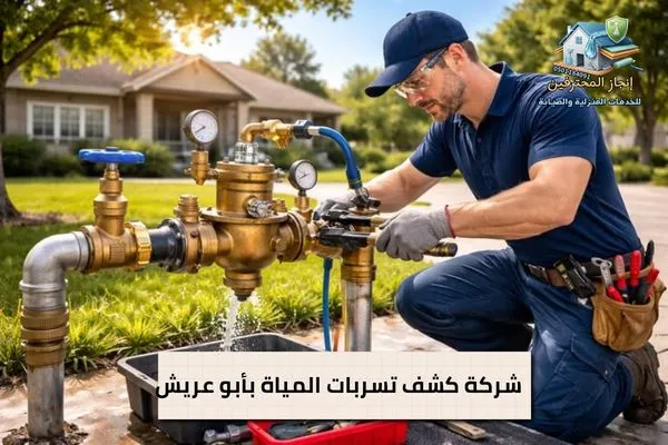 شركة كشف تسربات المياة بأبو عريش لتحديد مصدر الرطوبة قبل التكسير